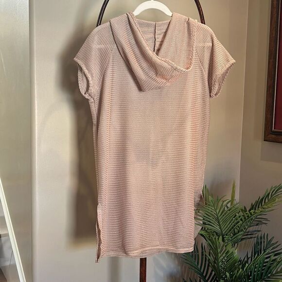 Khaki Crochet Look Swim Coverup - Picture 5 of 5